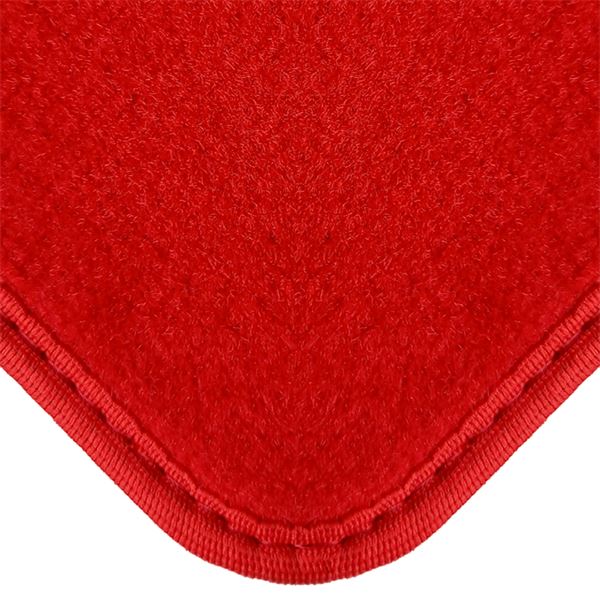 Tapis avant et 1er rang arrière sur mesure qualité ELITE rouge