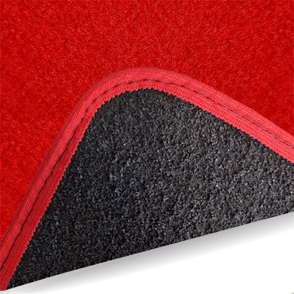 Tapis avant et 1er rang arrière sur mesure qualité ELITE rouge