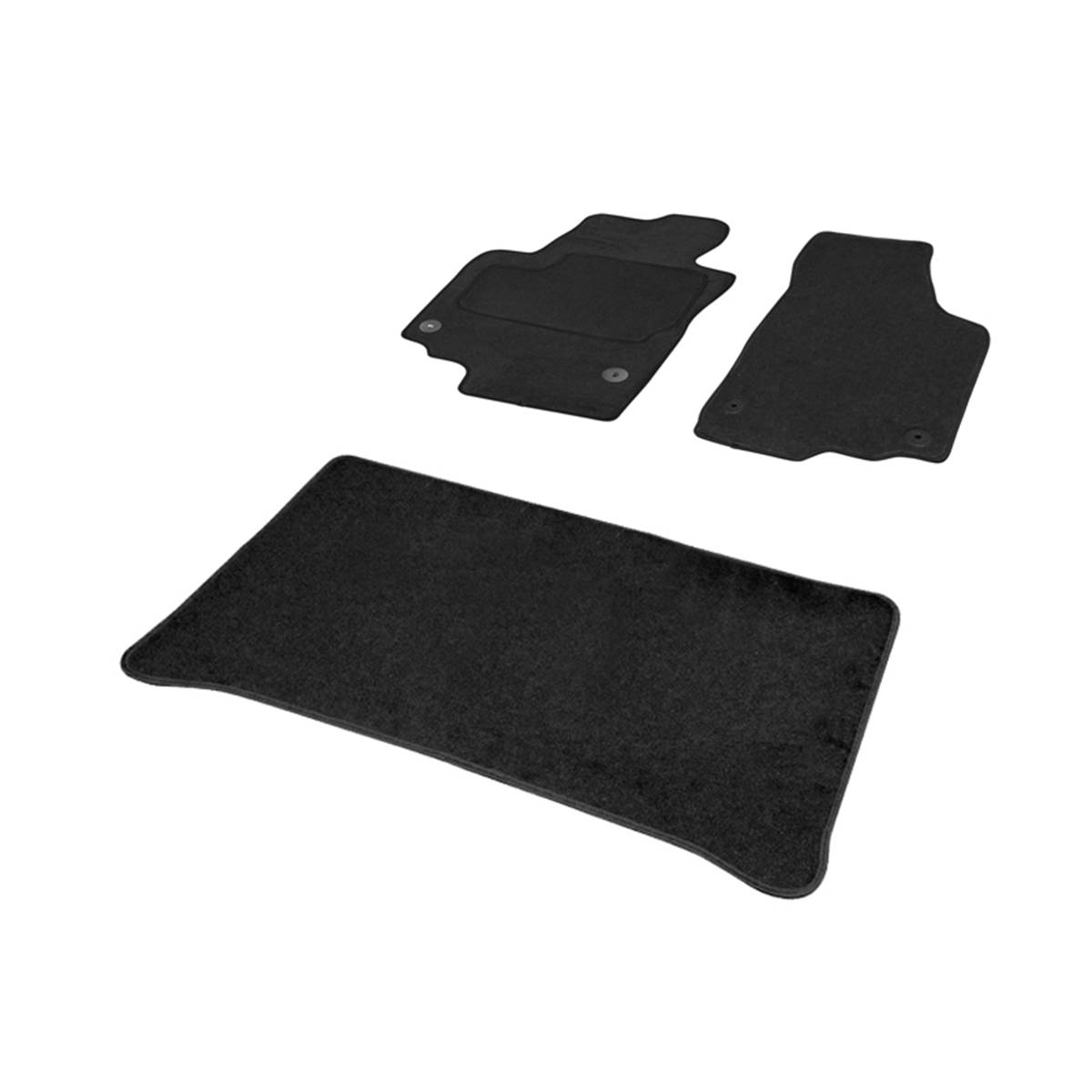 Jeu Complet De Tapis Sur Mesure Qualité Elite Noir