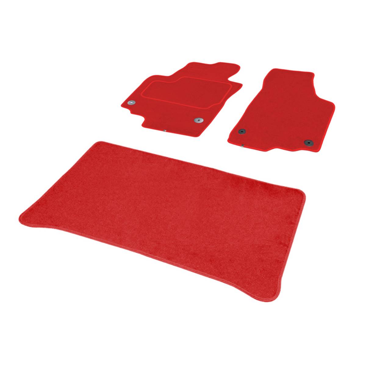 Jeu Complet De Tapis Sur Mesure Qualité Elite Rouge