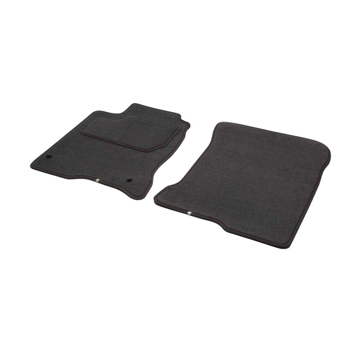 Tapis Avant Sur Mesure Qualité Carat Surpiqures Rouges