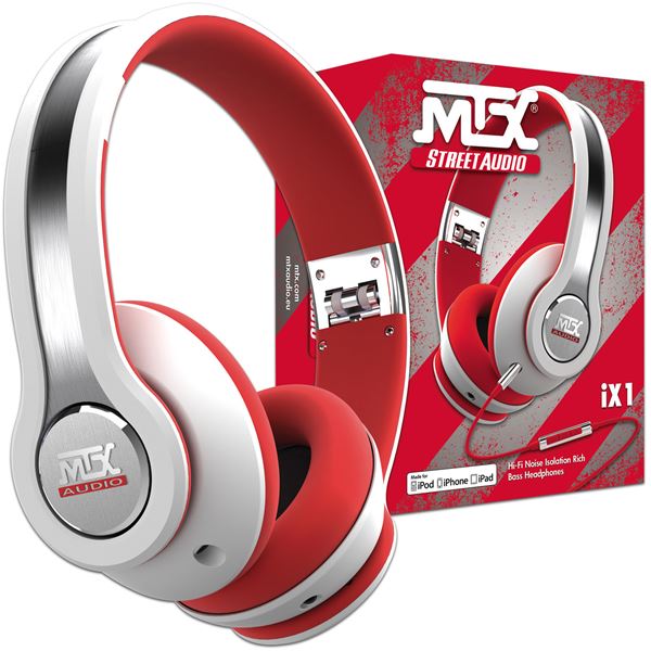 CASQUE AUDIO MTX IX1 BLANC