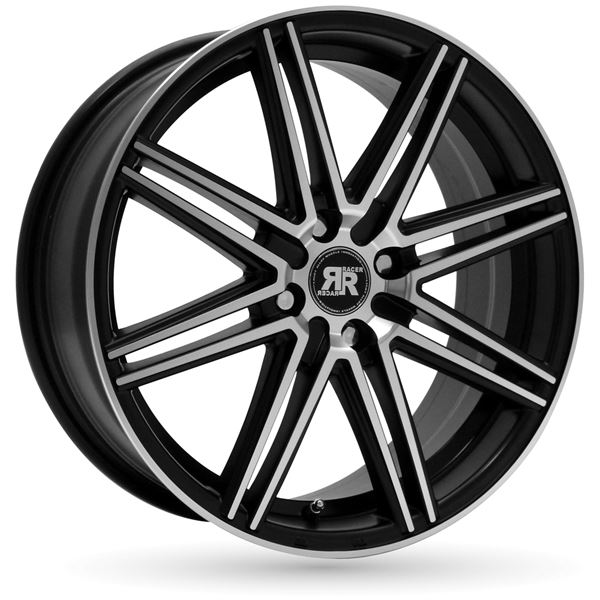 Jante RACER Cross Noir Face Polie 7x17 5x112ET35