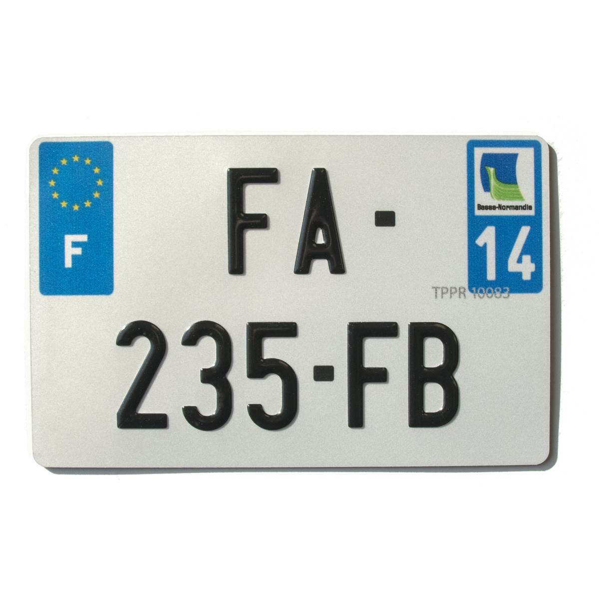 Plaque Immatriculation Alu 210 X 130 Mm Département 50