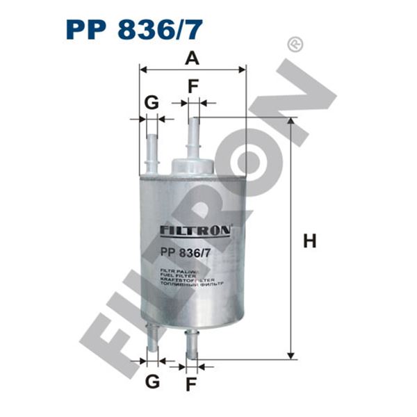Filtre à gasoil Filtron PP836/7