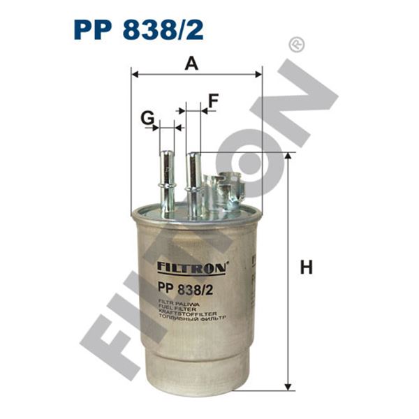 Filtre à gasoil Filtron PP838/2