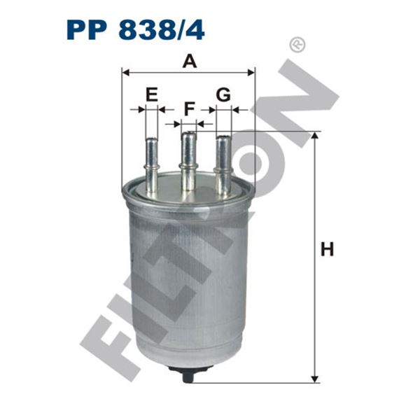 Filtre à gasoil Filtron PP838/4
