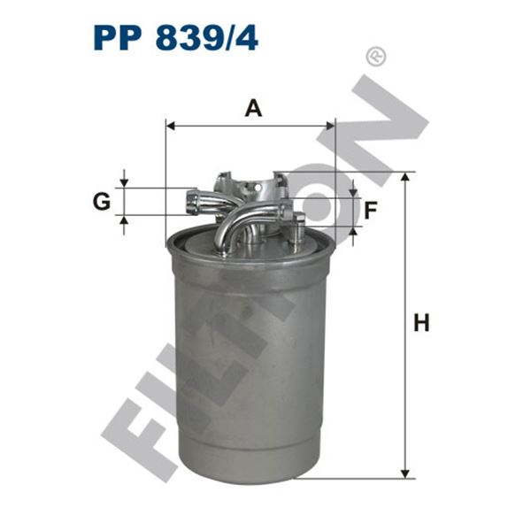 Filtre à gasoil Filtron PP839/4