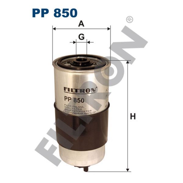 Filtre à gasoil Filtron PP850