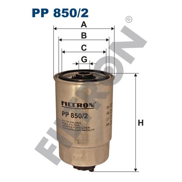 Filtre à gasoil Filtron PP850/2