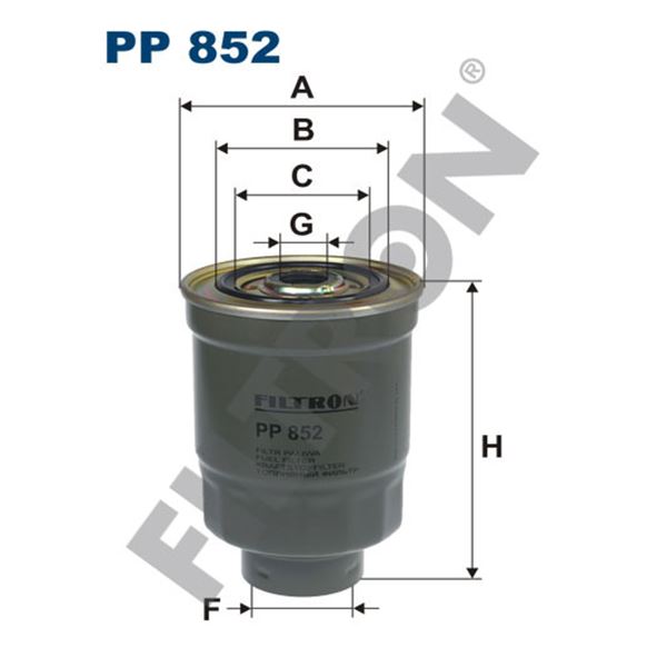 Filtre à gasoil Filtron PP852