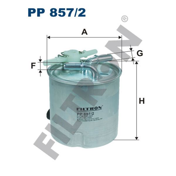 Filtre à gasoil Filtron PP857/2
