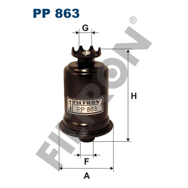 Filtre à gasoil Filtron PP863