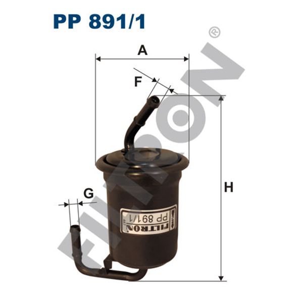 Filtre à gasoil Filtron PP891/1