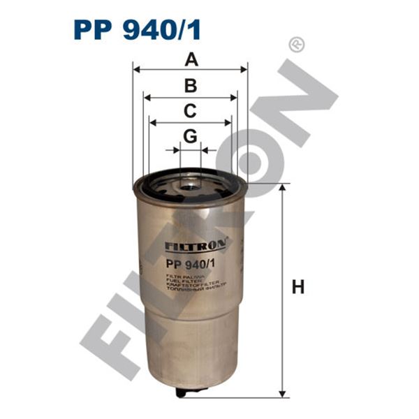 Filtre à gasoil Filtron PP940/1