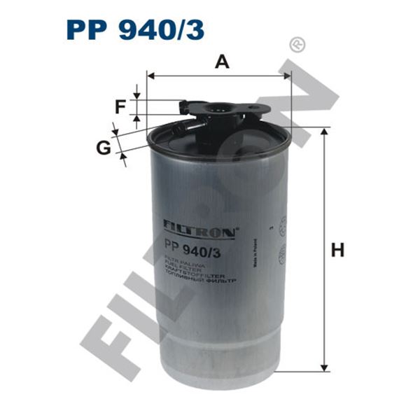 Filtre à gasoil Filtron PP940/3