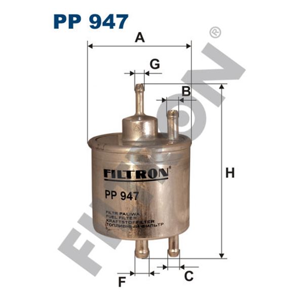 Filtre à gasoil Filtron PP947