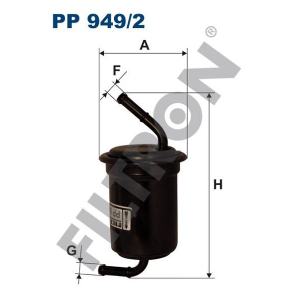 Filtre à gasoil Filtron PP949/2