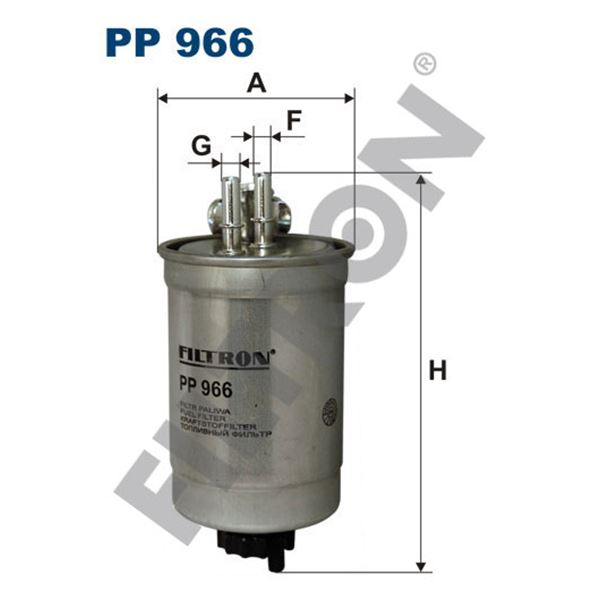 Filtre à gasoil Filtron PP966
