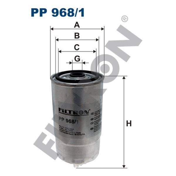 Filtre à gasoil Filtron PP968/1