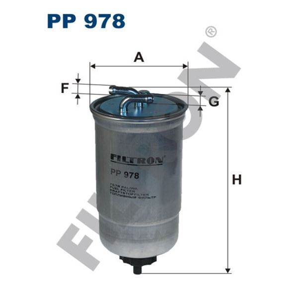 Filtre à gasoil Filtron PP978