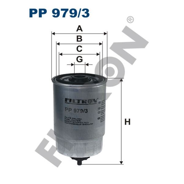 Filtre à gasoil Filtron PP979/3