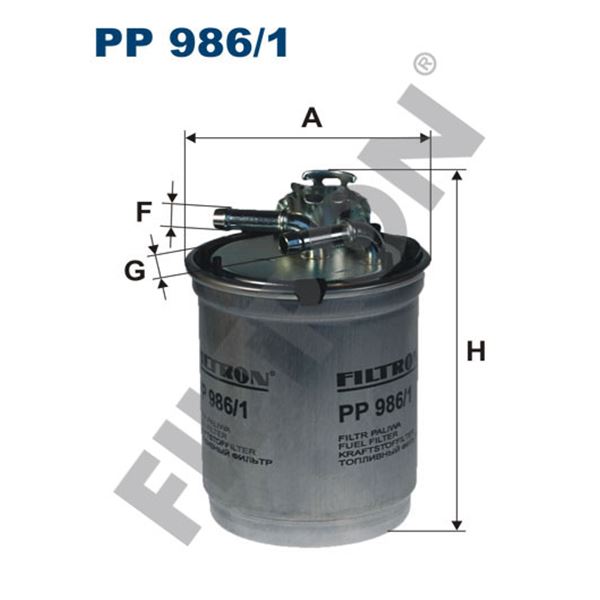 Filtre à gasoil Filtron PP986/1