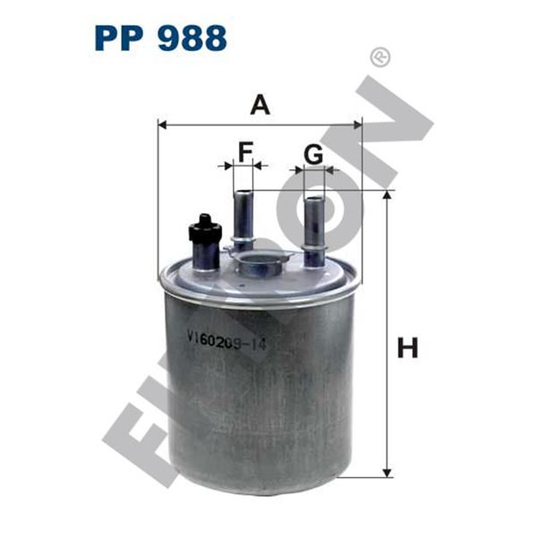 Filtre à gasoil Filtron PP988