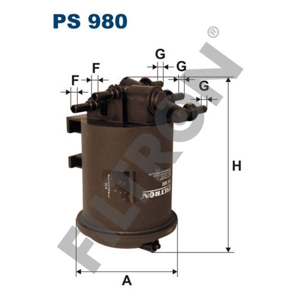 Filtre à gasoil Filtron PS980