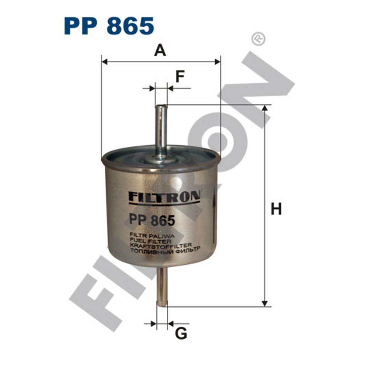 Filtre À Essence Filtron Pp865