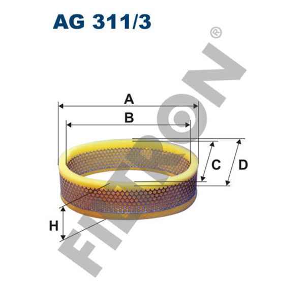 Filtre à air Filtron AG311/3