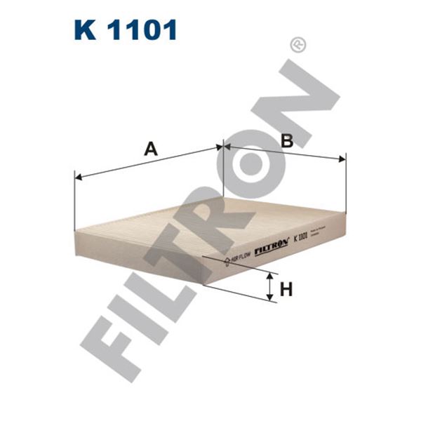 Filtre d'habitacle Filtron K1101