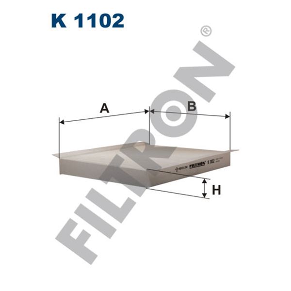 Filtre d'habitacle Filtron K1102