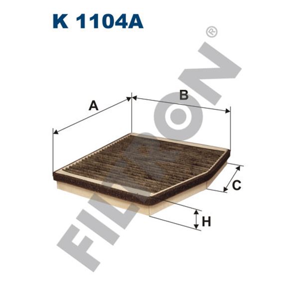 Filtre d'habitacle Filtron K1104A