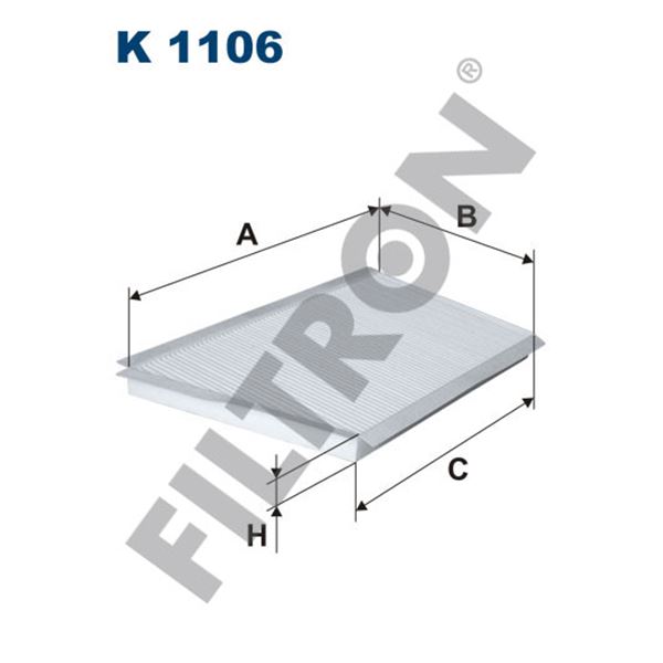 Filtre d'habitacle Filtron K1106