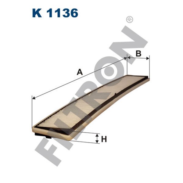 Filtre d'habitacle Filtron K1136
