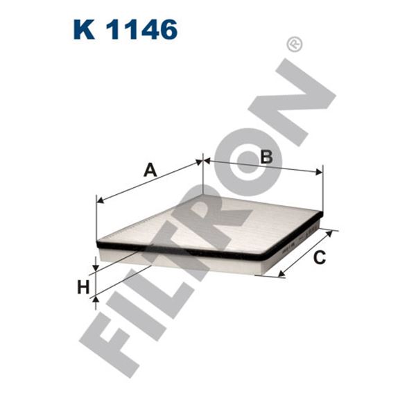 Filtre d'habitacle Filtron K1146