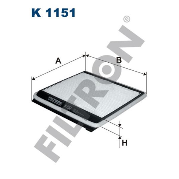 Filtre d'habitacle Filtron K1151