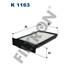 Filtre d'habitacle Filtron K1163