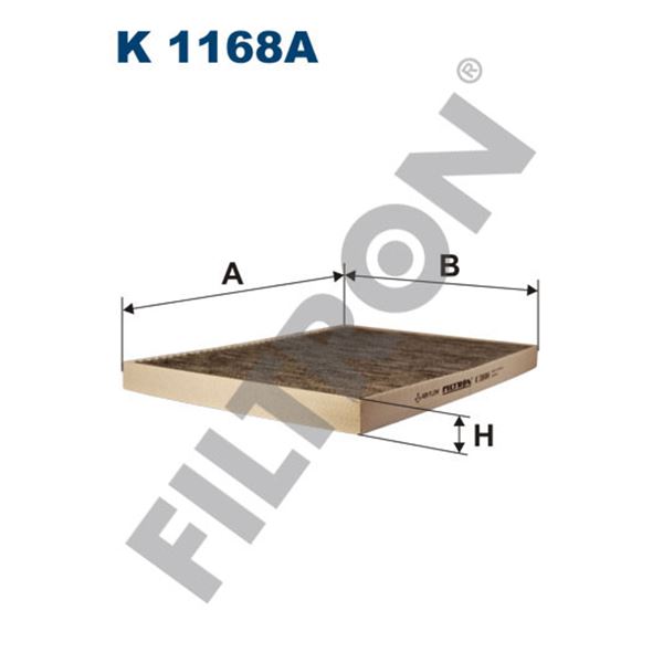 Filtre d'habitacle Filtron K1168A