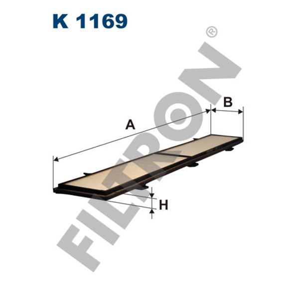 Filtre d'habitacle Filtron K1169