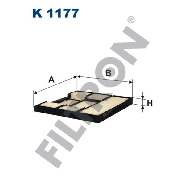 Filtre d'habitacle Filtron K1177