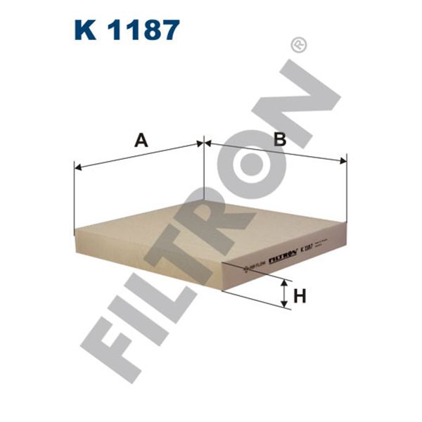 Filtre d'habitacle Filtron K1187