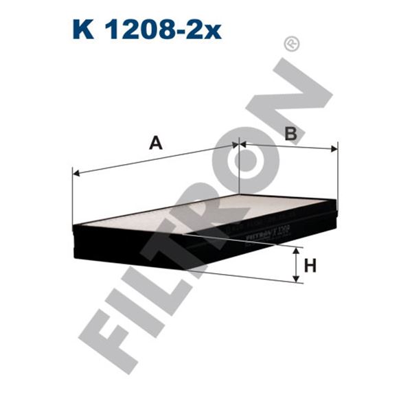 Filtre d'habitacle Filtron K1208-2X