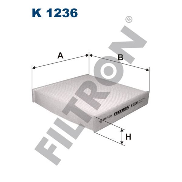 Filtre d'habitacle Filtron K1236