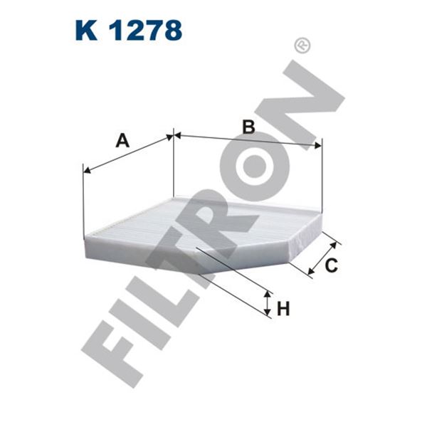 Filtre d'habitacle Filtron K1278