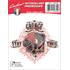 STICKER CARROSSERIE CRANE ROUGE CADOX