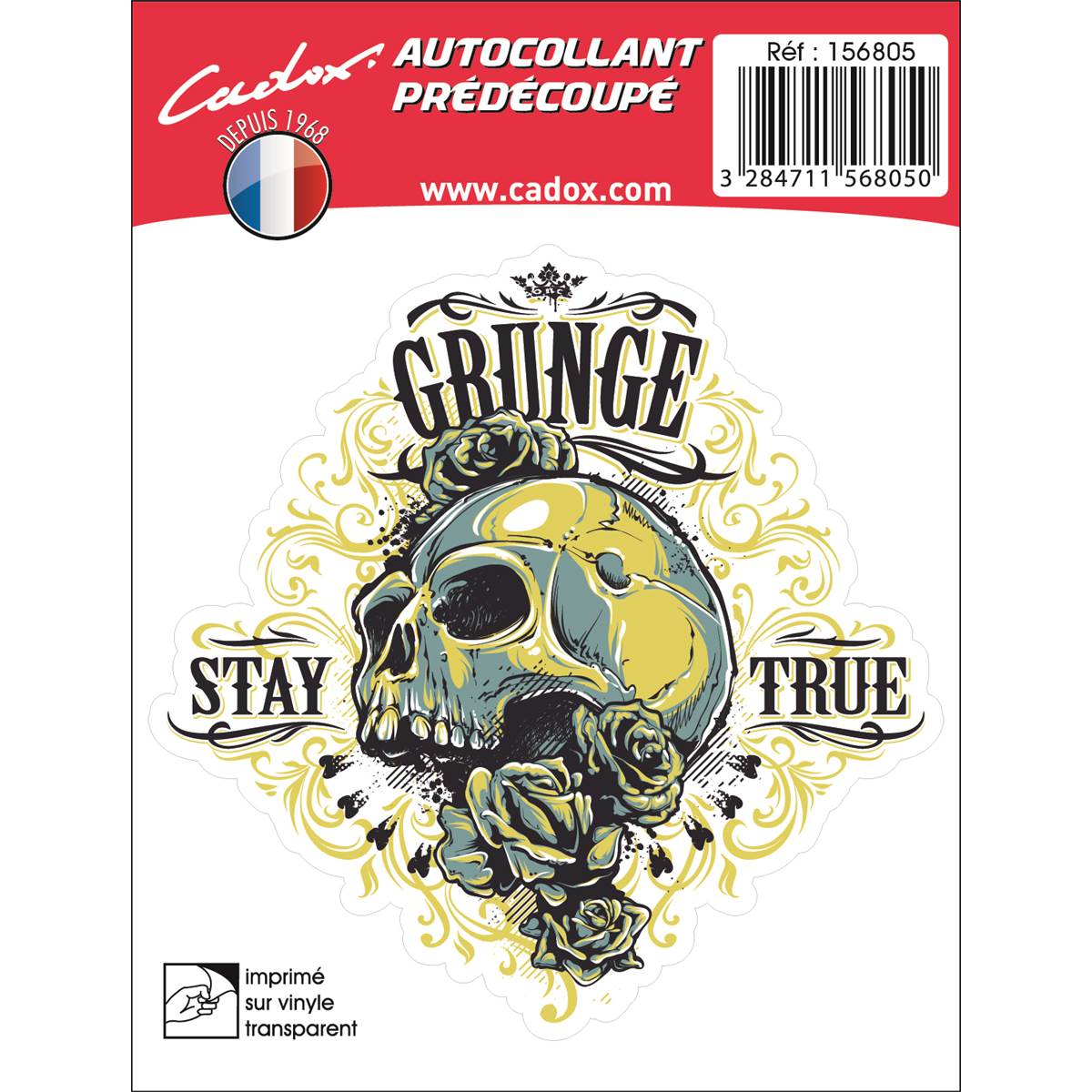 Sticker Carrosserie Crane Jaune Cadox