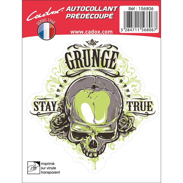STICKER CARROSSERIE CRANE VERT CADOX