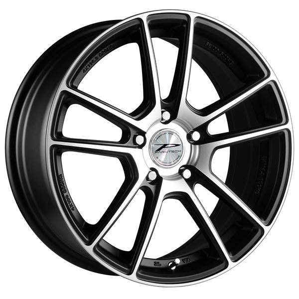 Jante aluminium Parotech 17 pouces Black Poli Satine